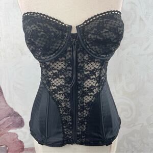 Lady Marlene Bustier Corset Vintage Lace 36B